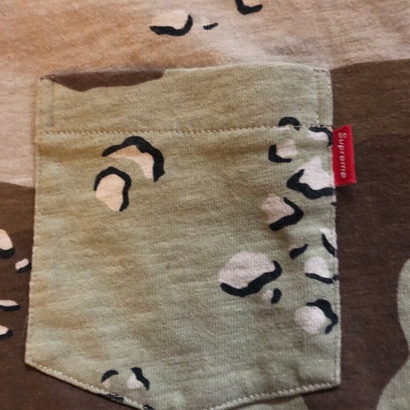 Supreme desert camo pocket tee - Picture 1 of 3